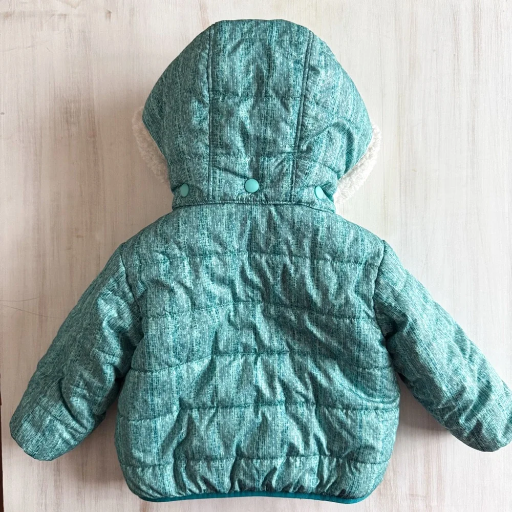 Patagonia Baby Reversible Dream Song Hooded Jacket (size 6-12 months) - Picture 9 of 10